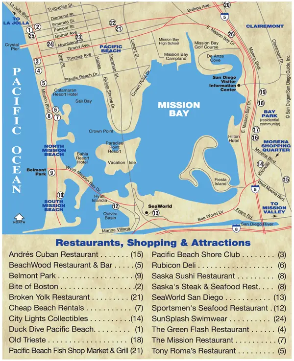 Mission Bay Is Home To Breathtaking Sunsets Restaurants Galore   Mission Bay Map46 