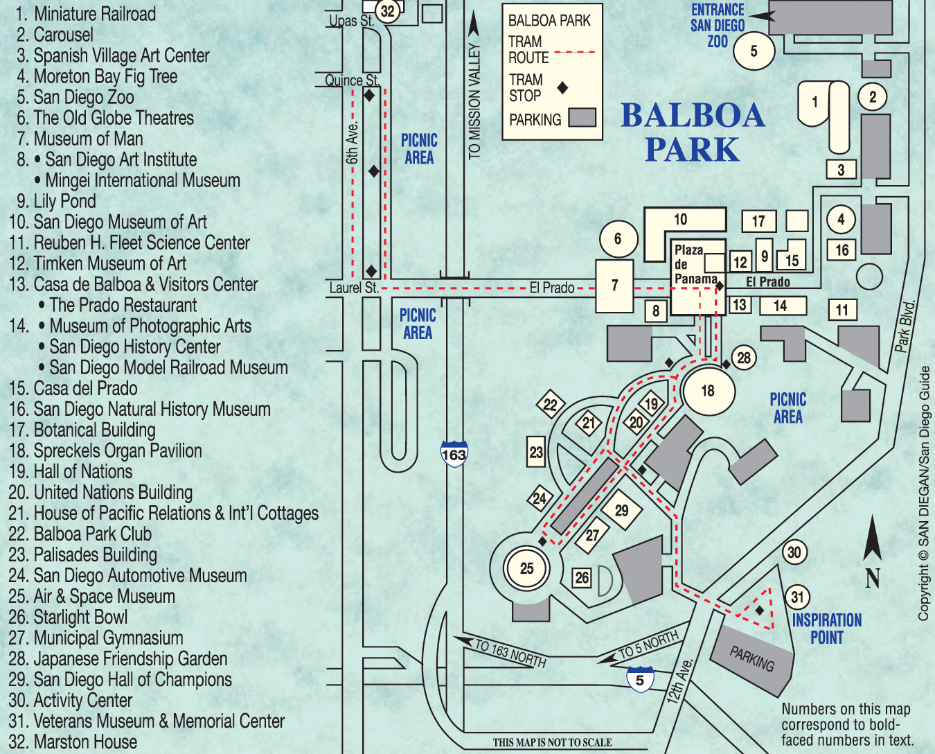 Balboa Park Map 43 
