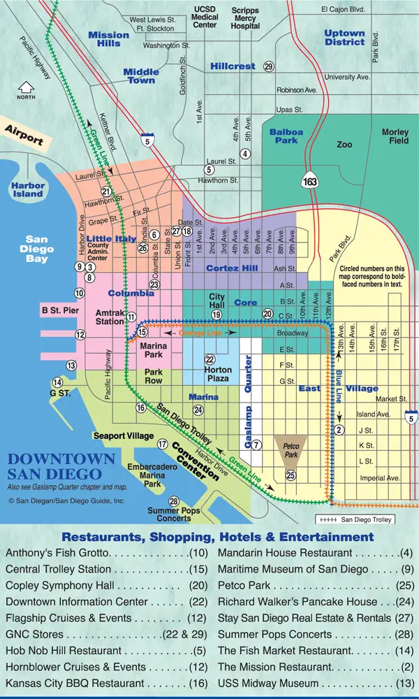 San Diego Little Italy Map - Map